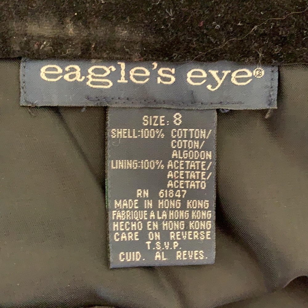 Eagles Eye Velvet Christmas Skirt - Picture 5 of 5
